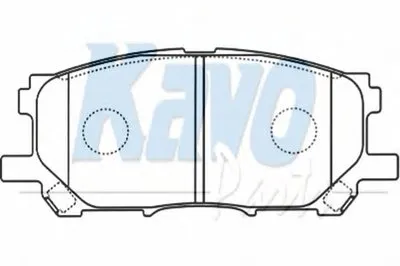 Комплект тормозных колодок, дисковый тормоз MK KASHIYAMA KAVO PARTS купить