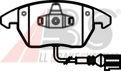 Комплект тормозных колодок, дисковый тормоз A.B.S. купить