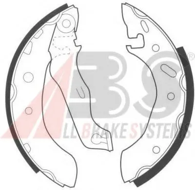 Комплект тормозных колодок A.B.S. купить