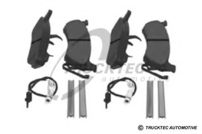 Комплект тормозных колодок, дисковый тормоз TRUCKTEC AUTOMOTIVE купить