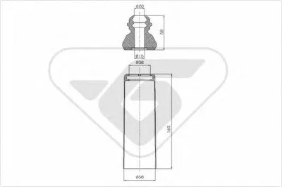 Пылезащитный комплект, амортизатор HUTCHINSON купить