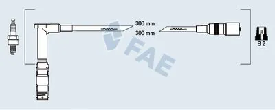 Комплект проводов зажигания FAE купить