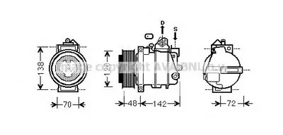 Компрессор, кондиционер AVA QUALITY COOLING купить