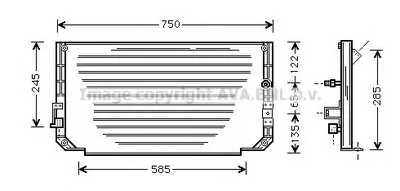 Конденсатор, кондиционер AVA QUALITY COOLING купить