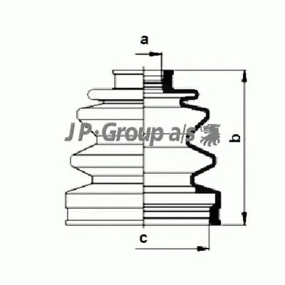 Комплект пылника, приводной вал QH JP GROUP купить