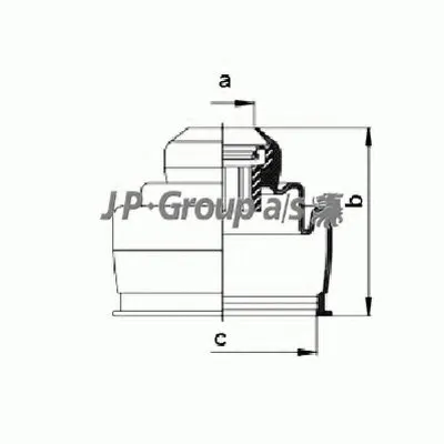 Комплект пылника, приводной вал QH JP GROUP купить