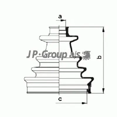 Комплект пылника, приводной вал QH JP GROUP купить