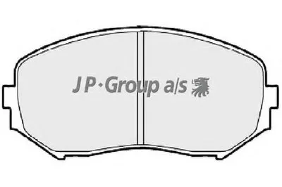 Комплект тормозных колодок, дисковый тормоз QH JP GROUP купить