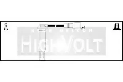 Комплект проводов зажигания HighVolt STANDARD купить