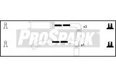 Комплект проводов зажигания ProSpark STANDARD купить