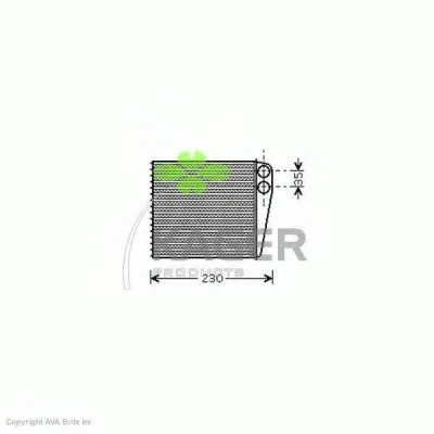 Теплообменник, отопление салона KAGER купить