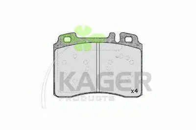 Комплект тормозных колодок, дисковый тормоз KAGER купить