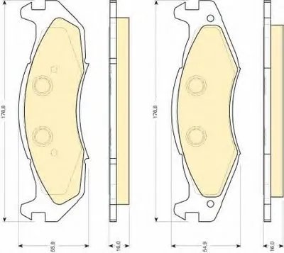 Комплект тормозных колодок, дисковый тормоз GIRLING купить