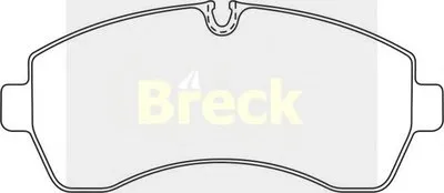 Комплект тормозных колодок, дисковый тормоз BRECK купить