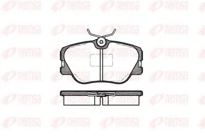 Комплект тормозных колодок, дисковый тормоз KAWE купить