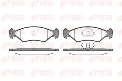 Комплект тормозных колодок, дисковый тормоз KAWE купить