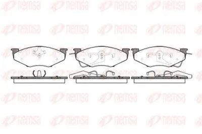 Комплект тормозных колодок, дисковый тормоз KAWE купить