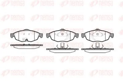 Комплект тормозных колодок, дисковый тормоз KAWE купить