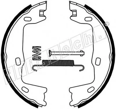 Комплект тормозных колодок, стояночная тормозная система fri.tech. купить