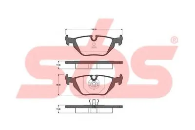 Комплект тормозных колодок, дисковый тормоз sbs купить