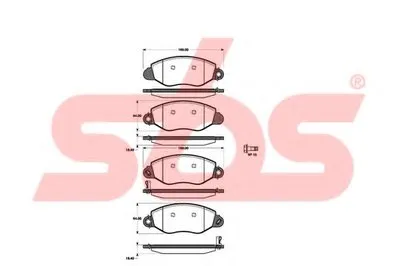 Комплект тормозных колодок, дисковый тормоз sbs купить