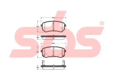 Комплект тормозных колодок, дисковый тормоз sbs купить
