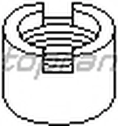 Резьбовая втулка, стойка амортизатора TOPRAN купить