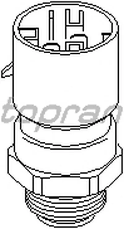 Термовыключатель, вентилятор радиатора TOPRAN купить