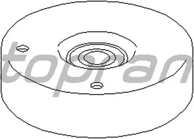 Натяжной ролик, поликлиновой  ремень TOPRAN купить