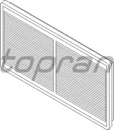 Фильтр, воздух во внутренном пространстве TOPRAN купить