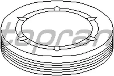 Заглушка, ось коромысла-монтажное отверстие TOPRAN купить