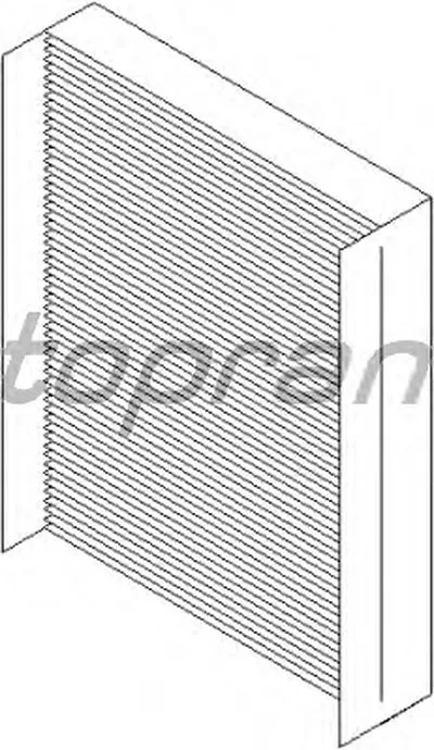 Фильтр, воздух во внутренном пространстве TOPRAN купить