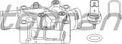 Корпус термостата TOPRAN купить