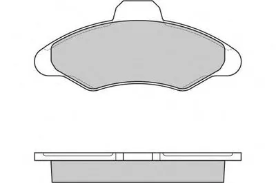 Комплект тормозных колодок, дисковый тормоз E.T.F. купить