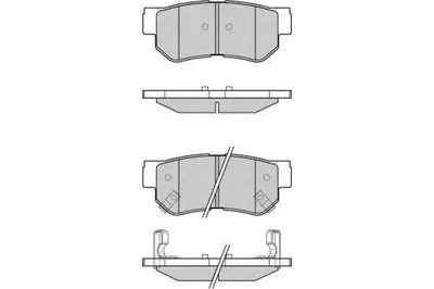 Комплект тормозных колодок, дисковый тормоз E.T.F. купить