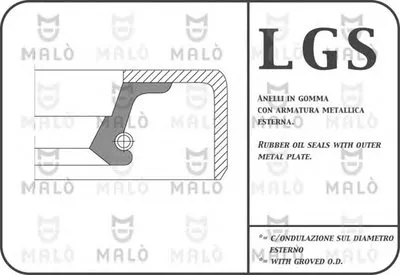 Уплотняющее кольцо, ступица колеса MALÒ купить