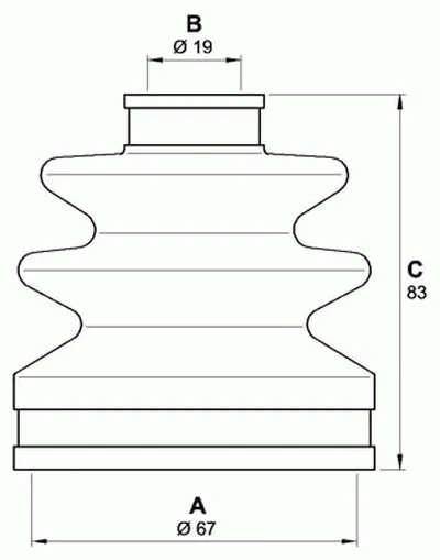 Комплект пылника, приводной вал SPIN OPEN PARTS купить