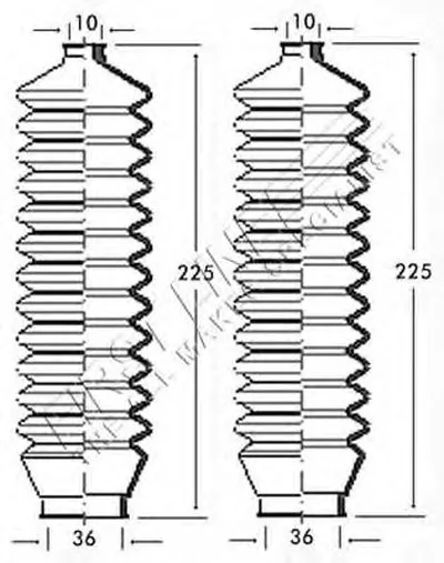 Пыльник, рулевое управление FIRST LINE купить