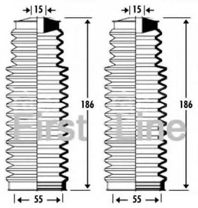 Пыльник, рулевое управление FIRST LINE купить
