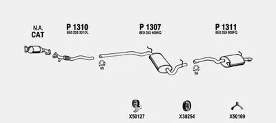 Система выпуска ОГ FENNO купить