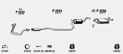 Система выпуска ОГ FENNO купить