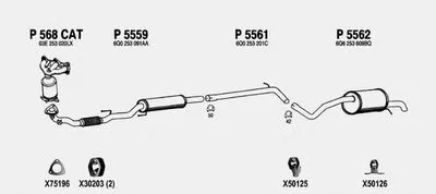 Система выпуска ОГ FENNO купить