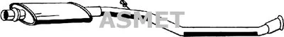 Средний глушитель выхлопных газов ASMET купить