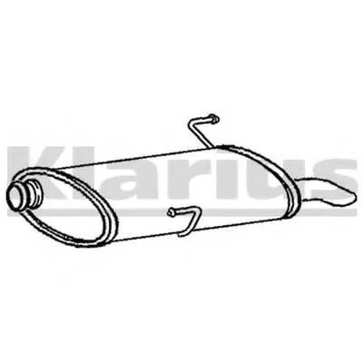 Глушитель выхлопных газов конечный KLARIUS купить