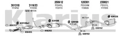 Система выпуска ОГ KLARIUS купить