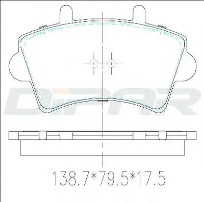 Комплект тормозных колодок, дисковый тормоз DITAS купить