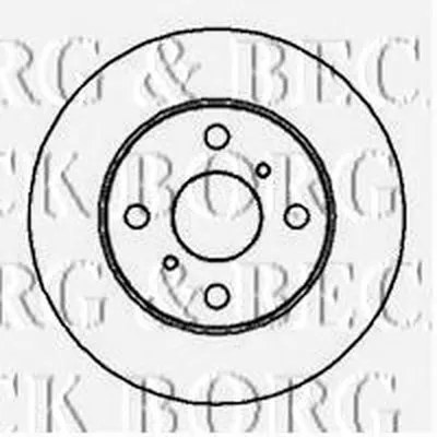 Тормозной диск BORG & BECK купить