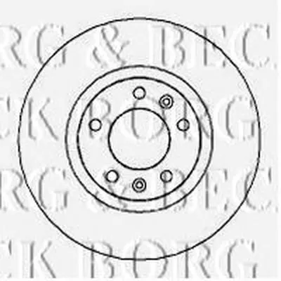 Тормозной диск BORG & BECK купить