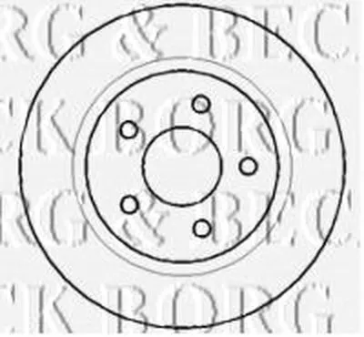 Тормозной диск BORG & BECK купить