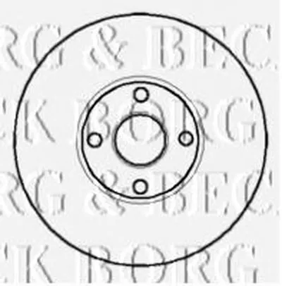 Тормозной диск BORG & BECK купить